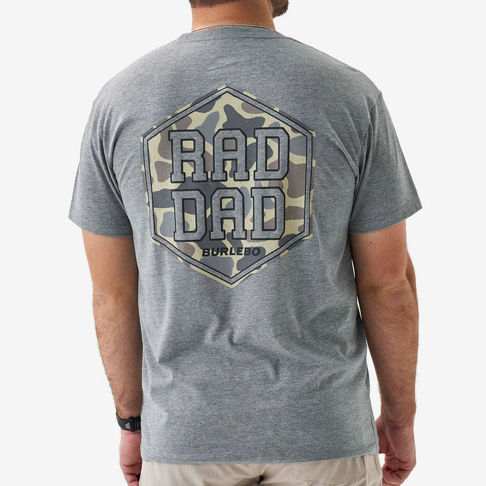 Burlebo-SS -RAD DAD Deer Camo - Dark Heather Grey