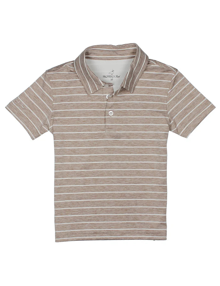 Properly Tied Boys Starboard Polo Acorn