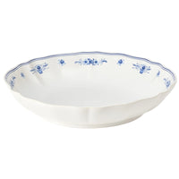 Casafina Low Serving Bowl Vila- White/Blue