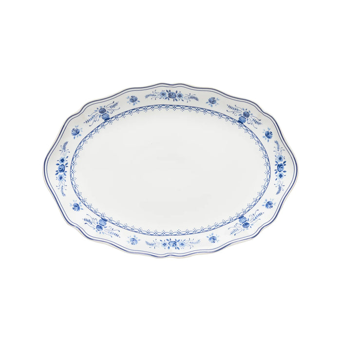 Casafina Oval Platter Vila- White/Blue