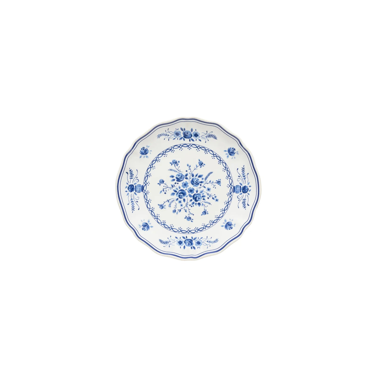 Casafina Appetizer Plate Vila-White/Blue