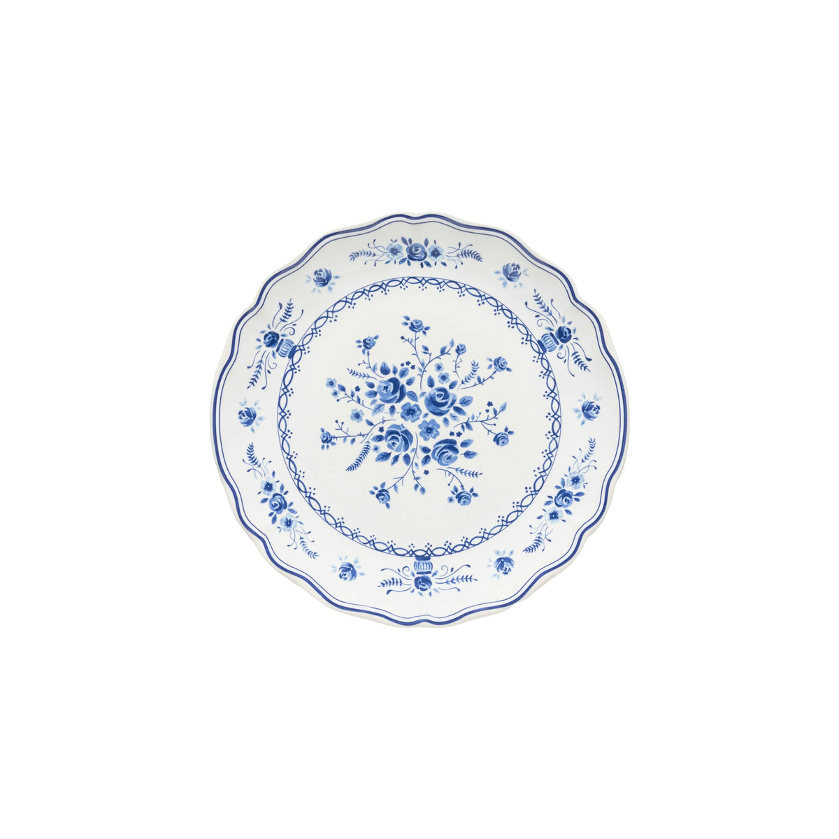 Casafina Salad/Dessert Plate Vila- White/Blue