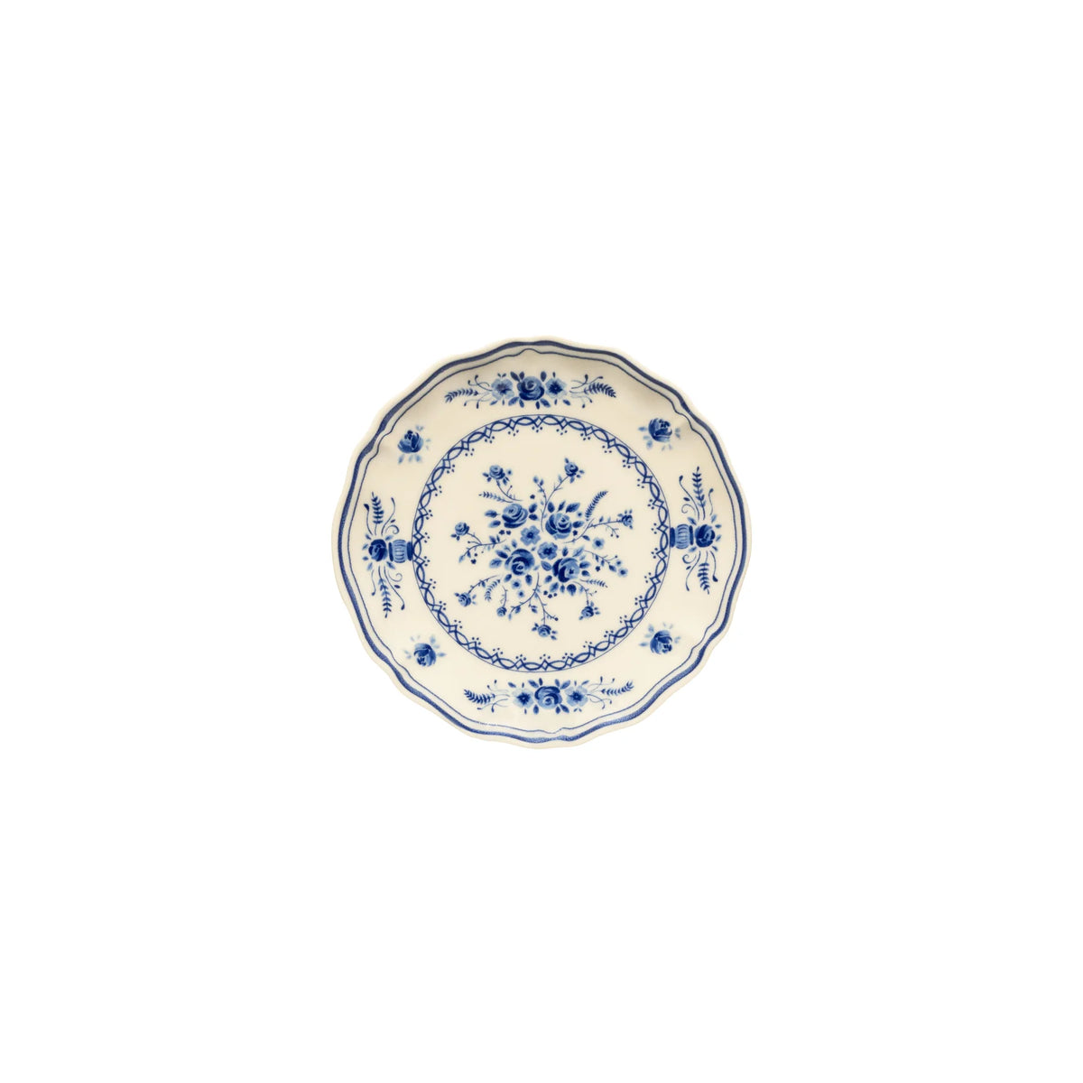 Casafina Appetizer Plate Vila- Beige/Blue