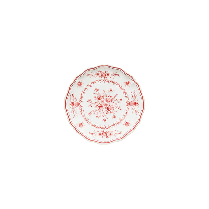 Casafina Appetizer Plate Vila-White/Red
