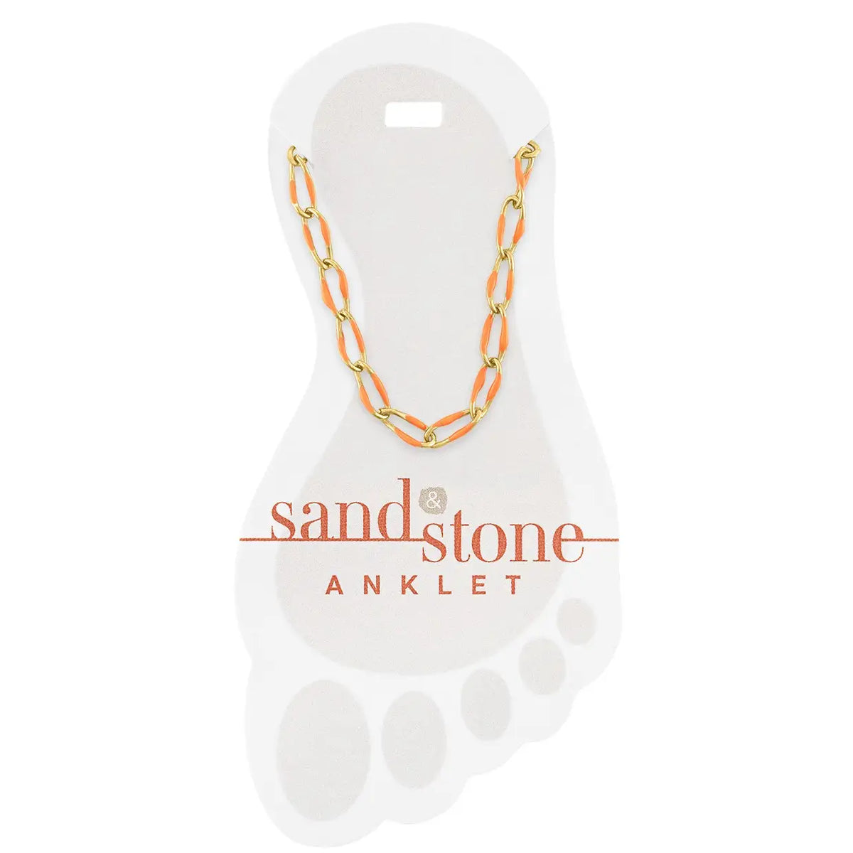Sand & Stone Anklets Gold