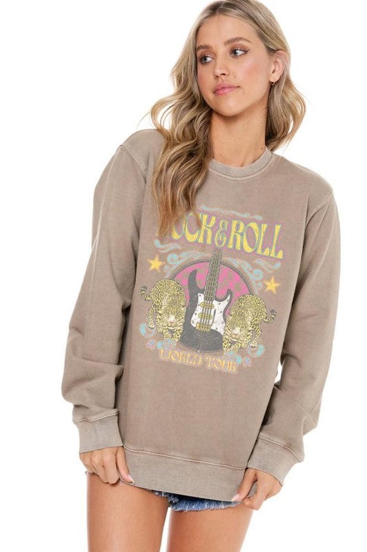 ROCK & ROLL WORLD TOUR GRAPHIC SWEATSHIRTS