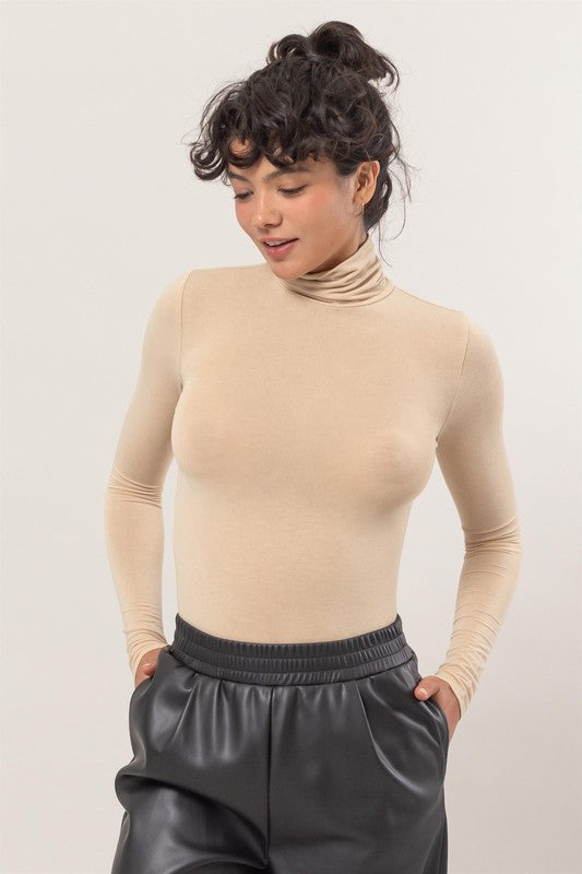 Long Sleeve Turtleneck Top