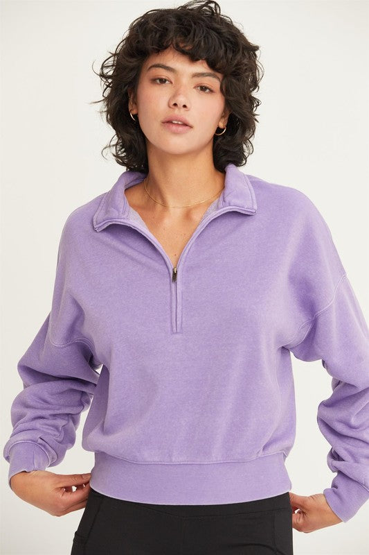 ZIP SWEATSHIRT