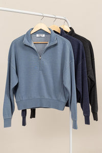 ZIP SWEATSHIRT