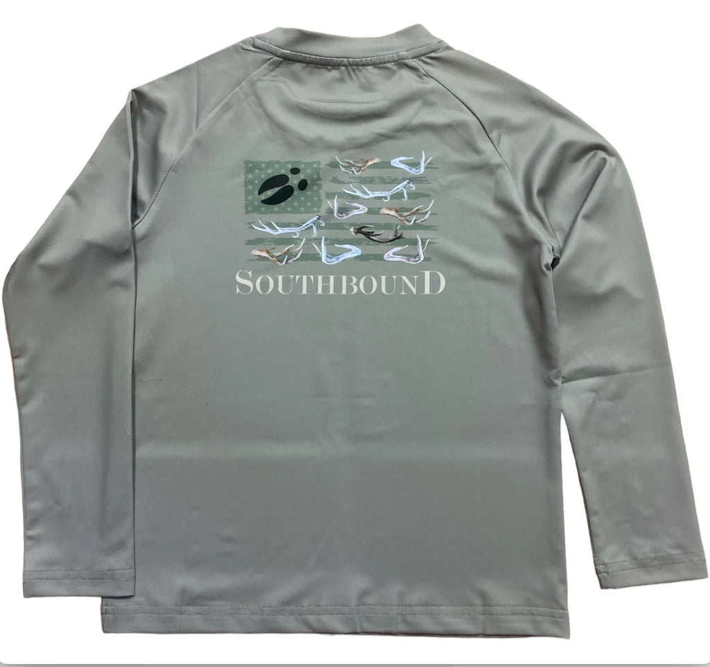 Southbound  LS Performance Tee Hunting Flag