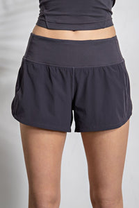 3INCH STRETCH WOVEN EXERCISE SHORTS WITH SIDE MESH