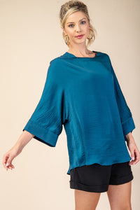 Round Neck Oversize Top