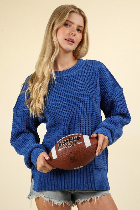 Soft Comfy Oversized Knit Sweater Pullover Top