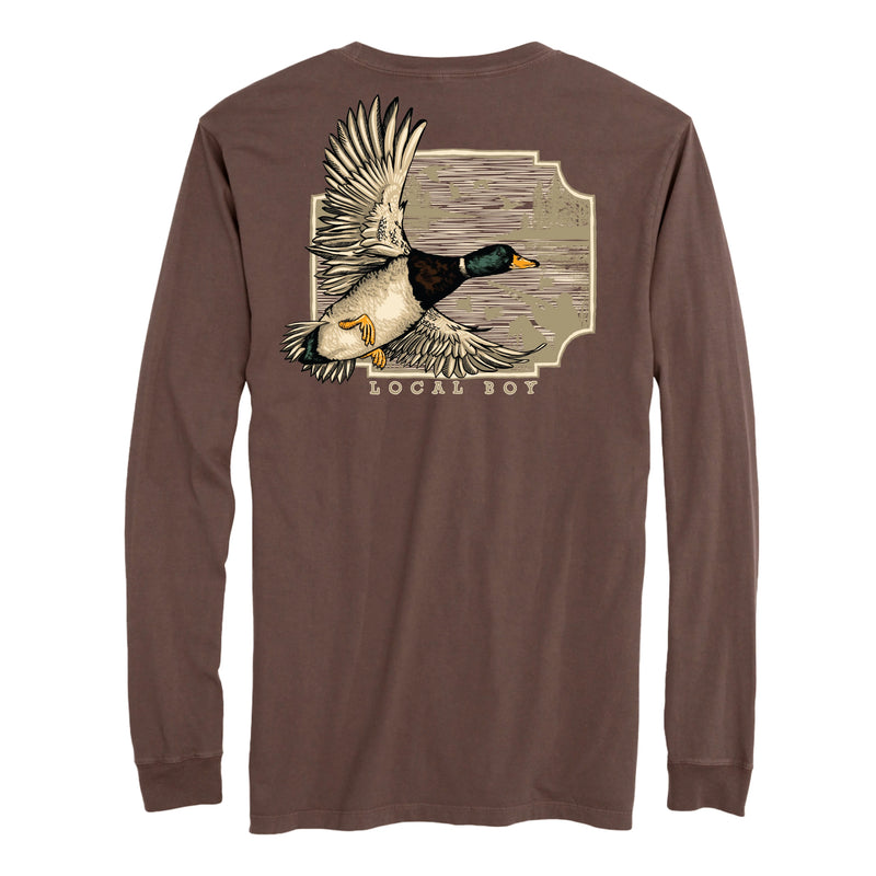 Local Boy-Greenhead Flight L/S T-Shirt