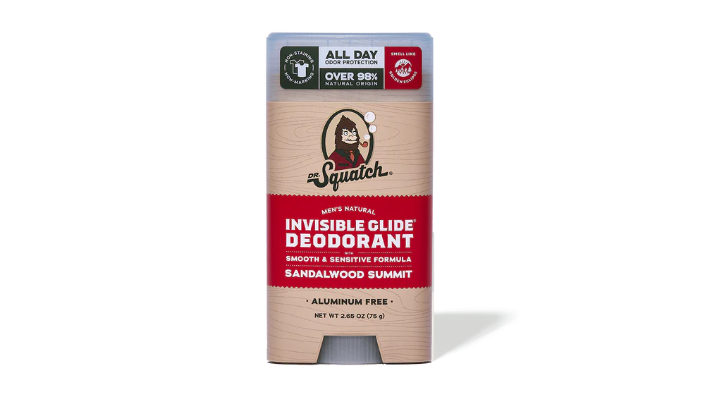 Dr Squatch - Invisible Glide Deodorant- Sandalwood Summit