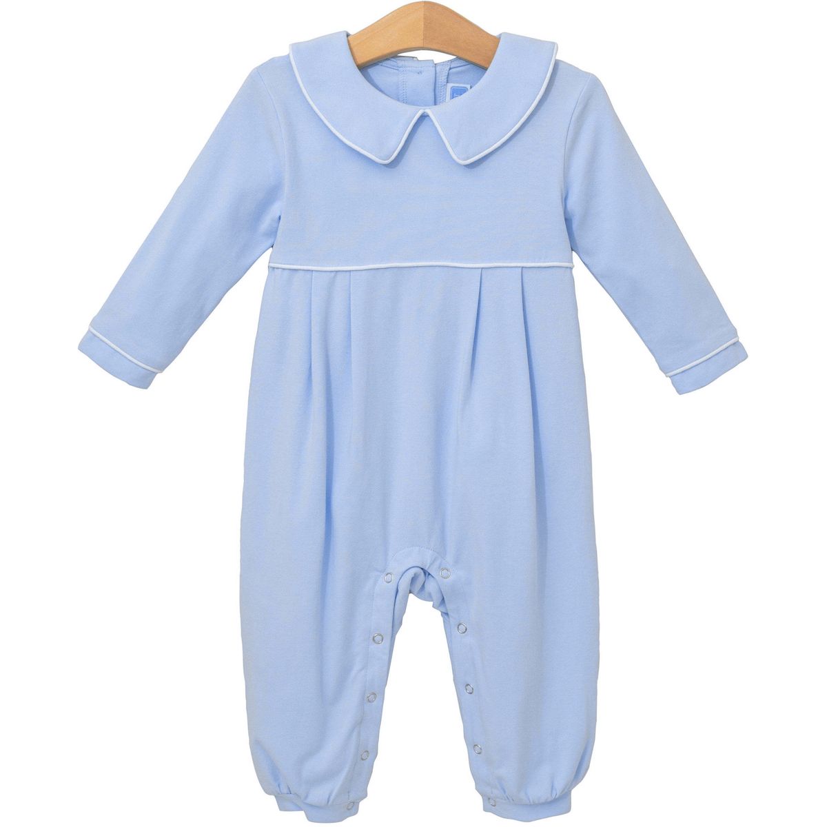 Trotter Street Joseph Romper- Light Blue