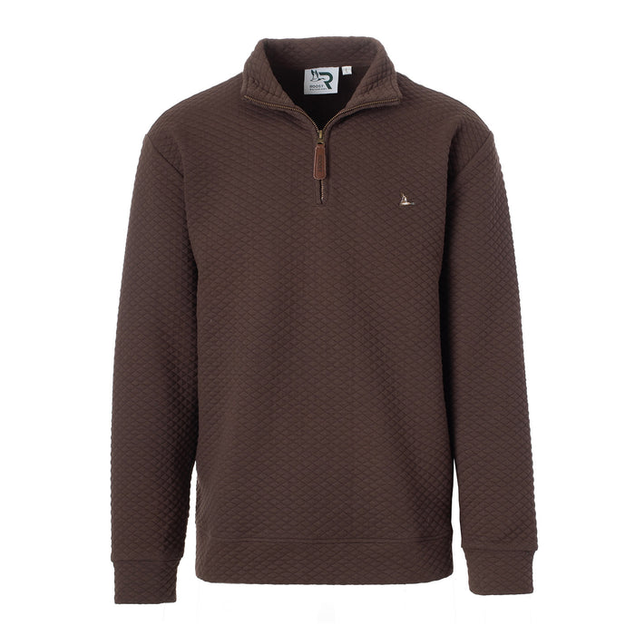 Roost Drake Quarter Zip Chocolate (R-RW-165)