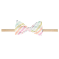 Copper Pearl Bowtie Nylon Bow