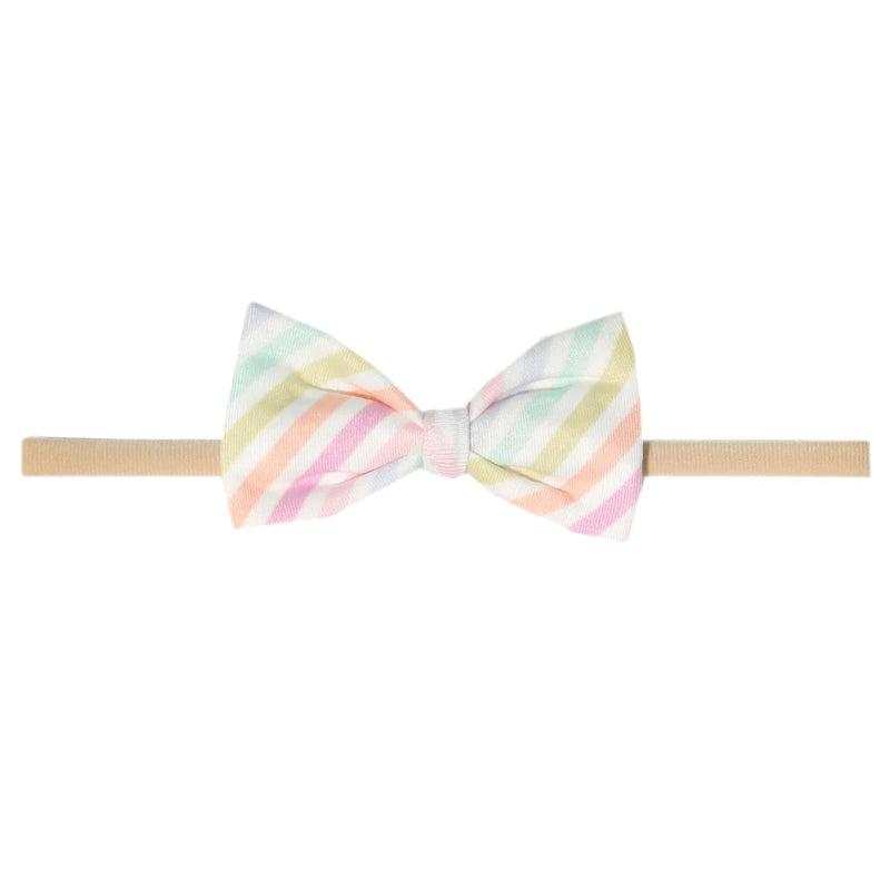 Copper Pearl Bowtie Nylon Bow