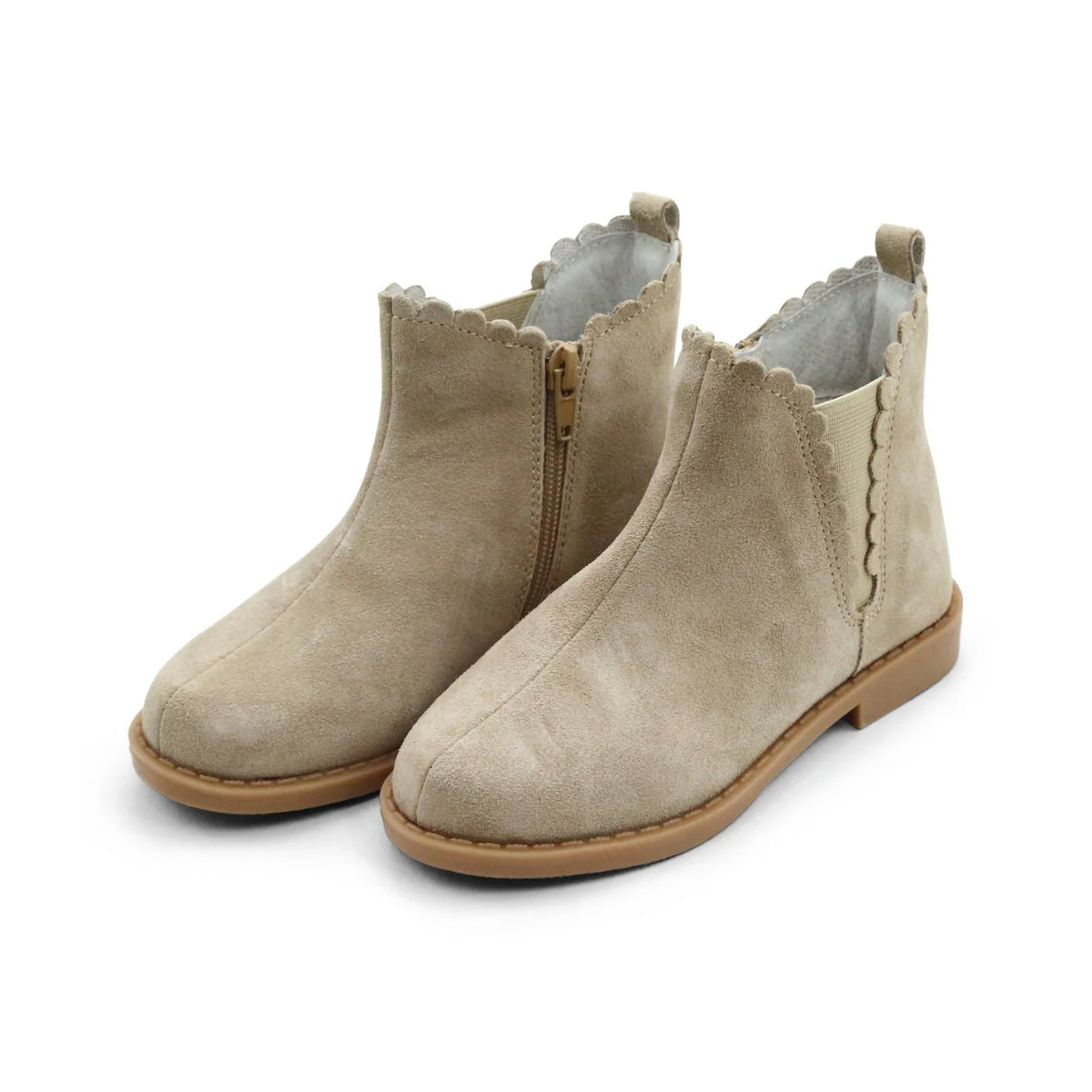 L’amour Nicola Scalloped Chelsea Boot