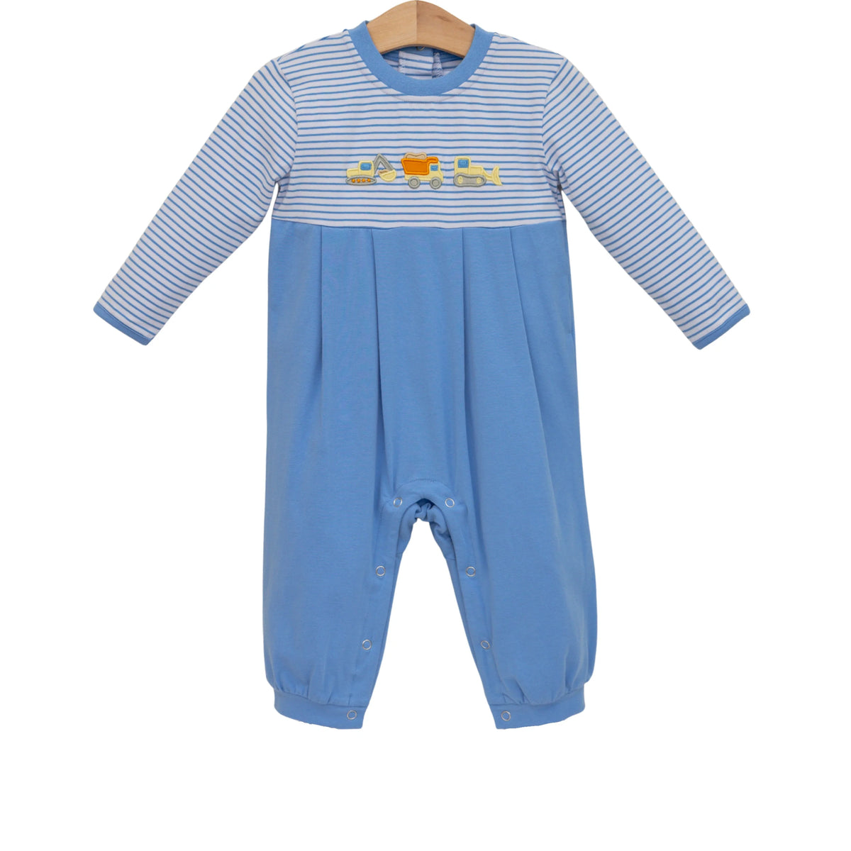 Trotter Street Construction Trucks Romper