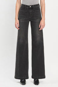 VERVET HIGH RISE WIDE TROUSER JEANS