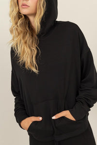 HOODED PULLOVER WITH KANGAROO POCKET