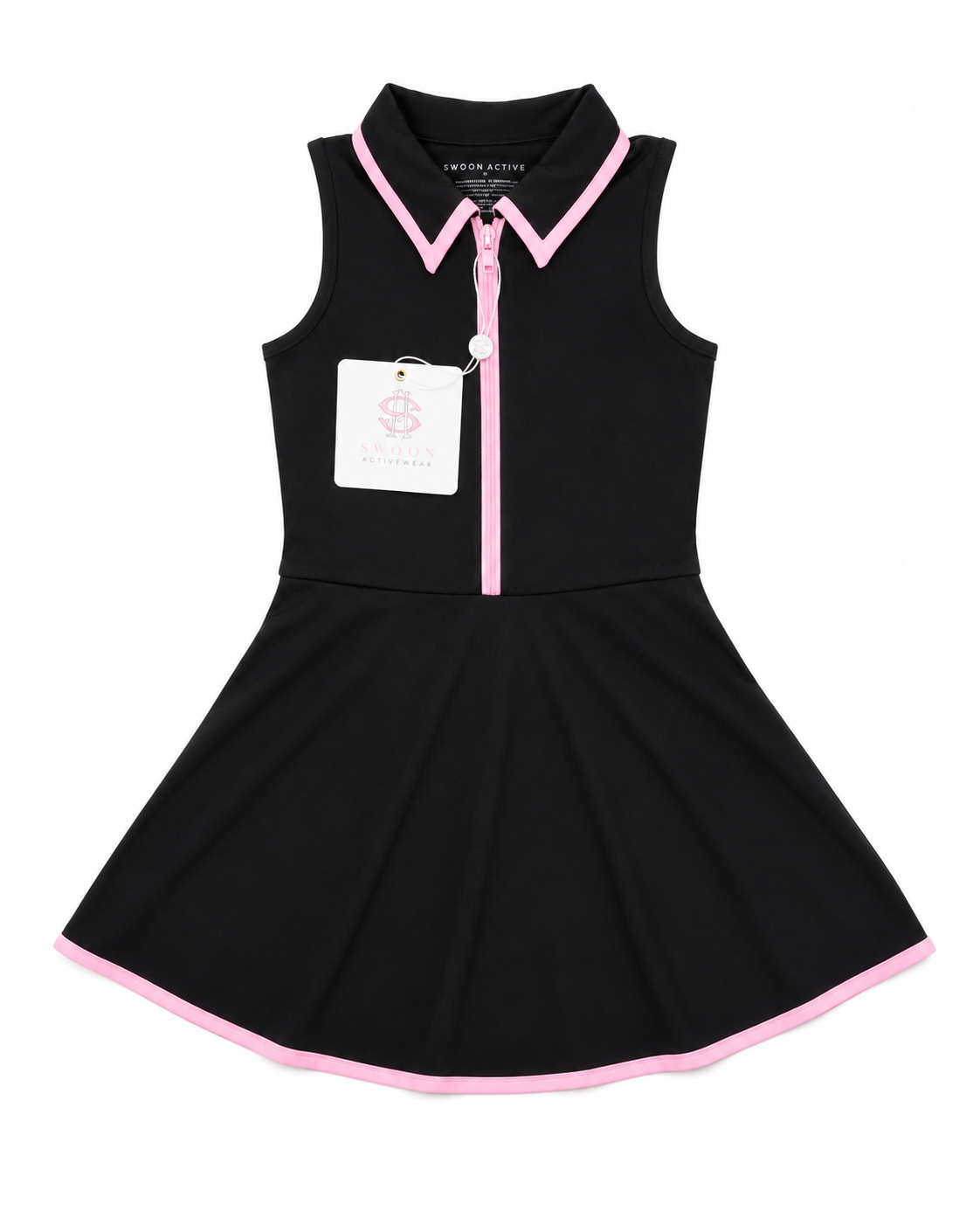 Swoon Kids courtside black/pink dress