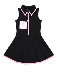 Swoon Kids courtside black/pink dress
