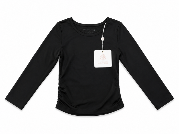 Swoon Kids black ruched top
