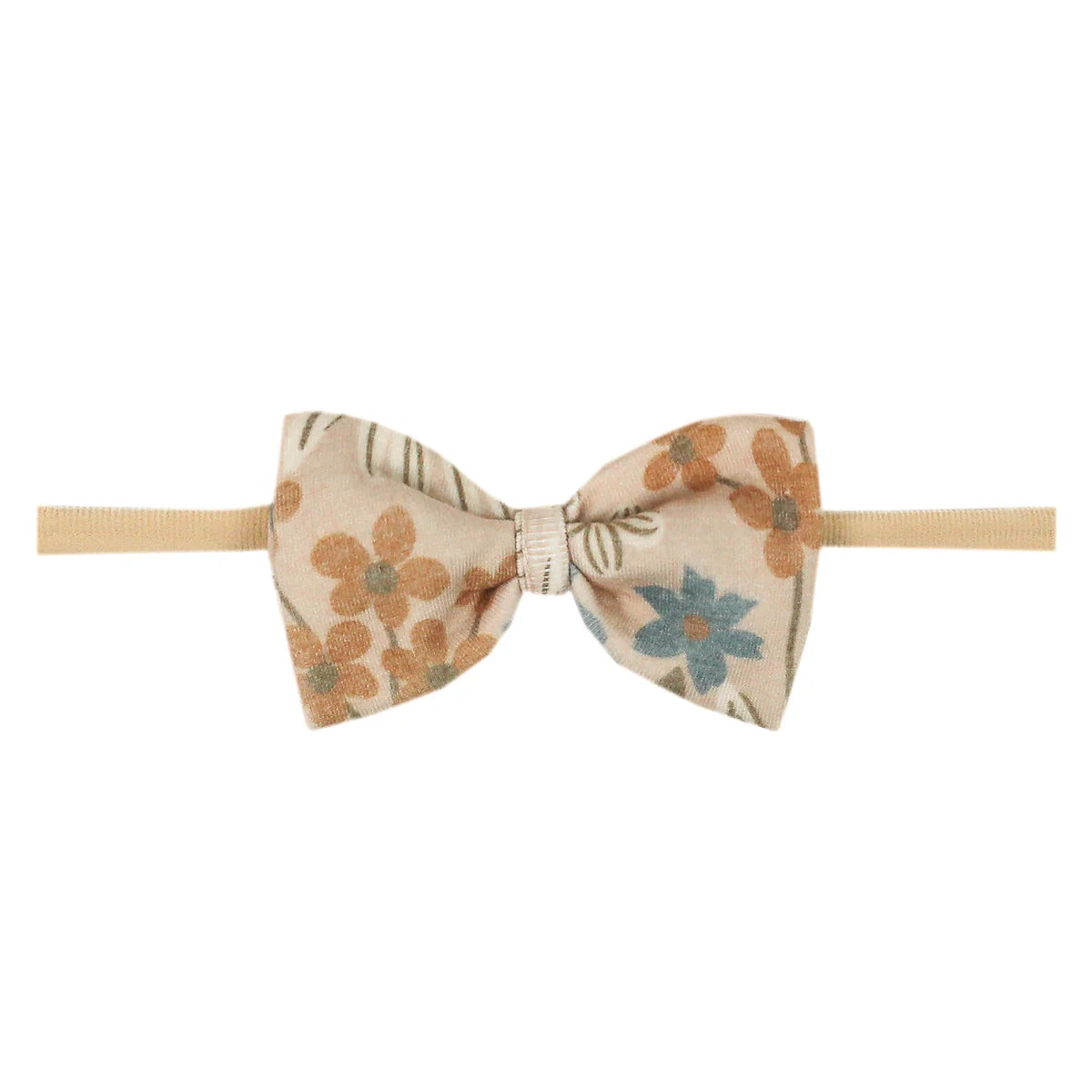 Copper Pearl Bowtie Nylon Bow