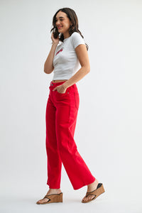 High-rise Vintage Straight Jean