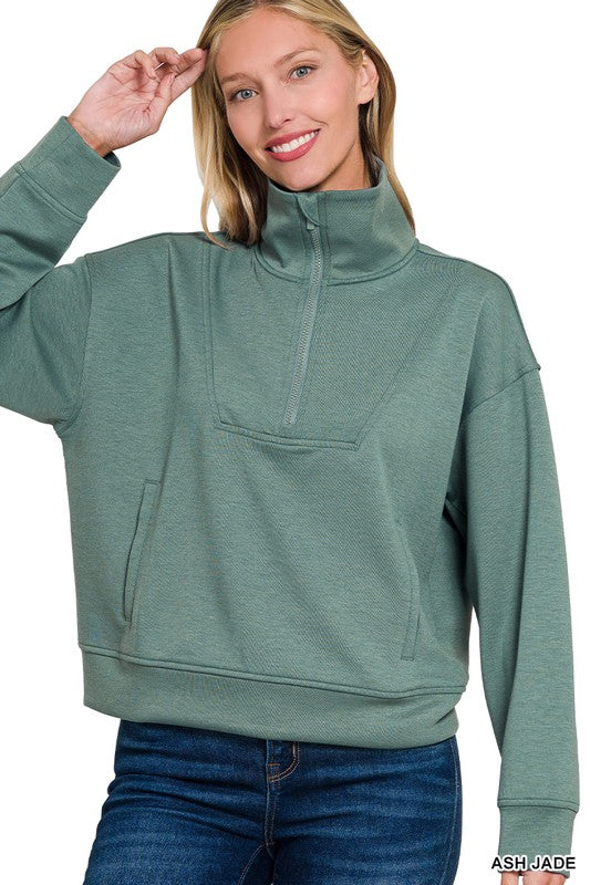 SCUBA HALF ZIP PULLOVER