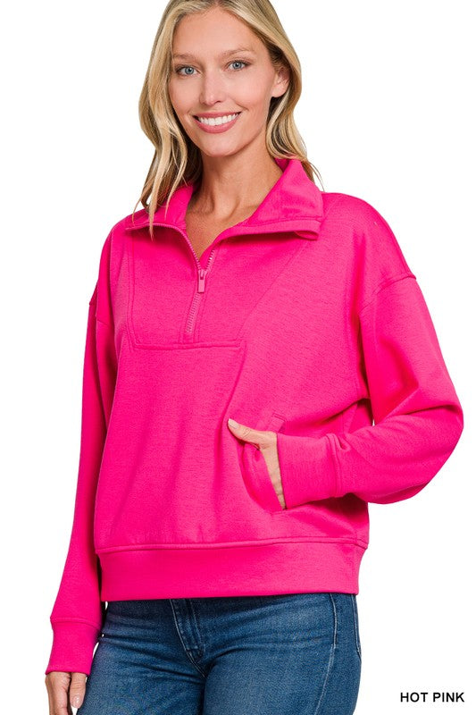 SCUBA HALF ZIP PULLOVER