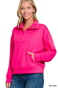 SCUBA HALF ZIP PULLOVER