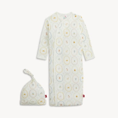 Magnetic Me- Magnetic Gown & Hat Set- Nursery Magic Cream
