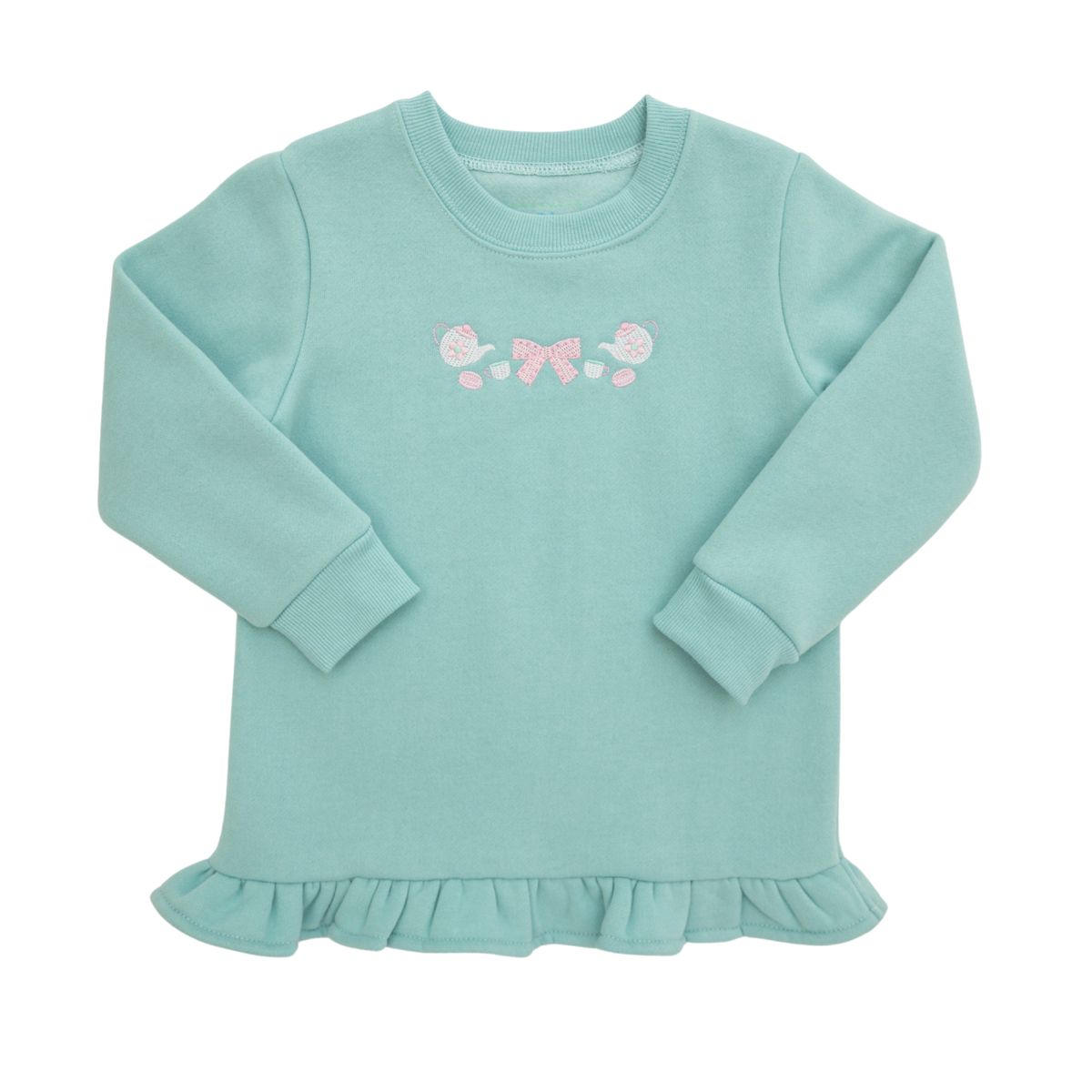 Itsy Bitsy Teacups Ruffle Pullover
