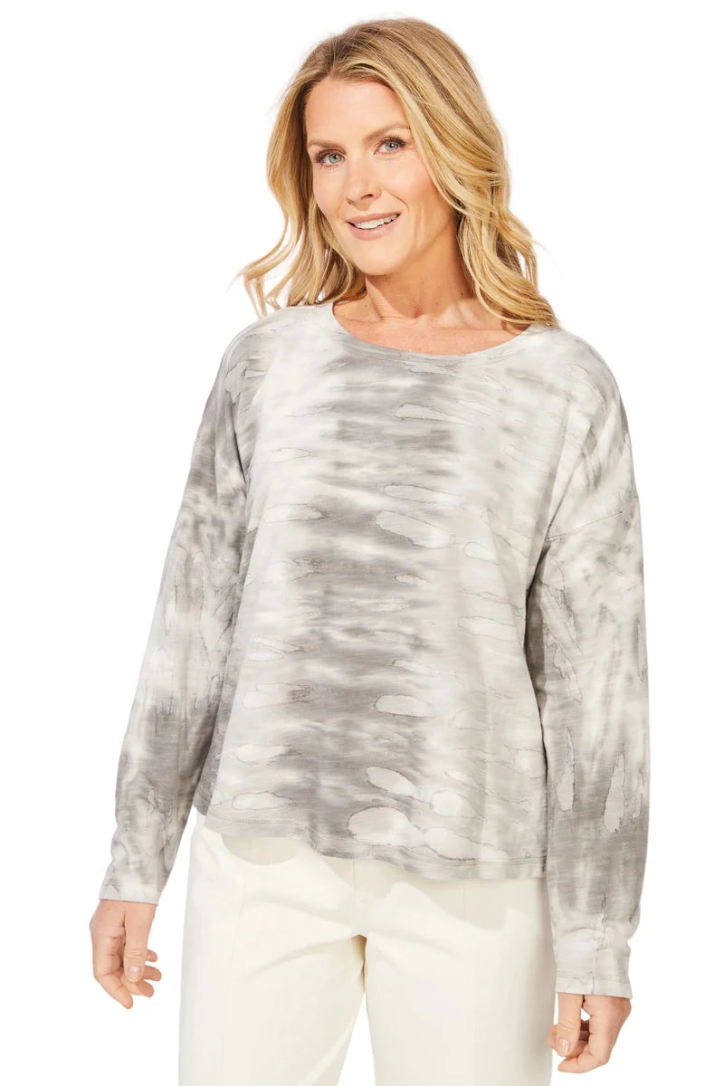 ESCAPE RIVER MODAL SPANDEX SUNSET PULLOVER