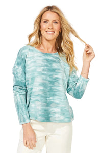 ESCAPE RIVER MODAL SPANDEX SUNSET PULLOVER