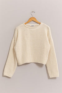 Rolled Edge Sweater