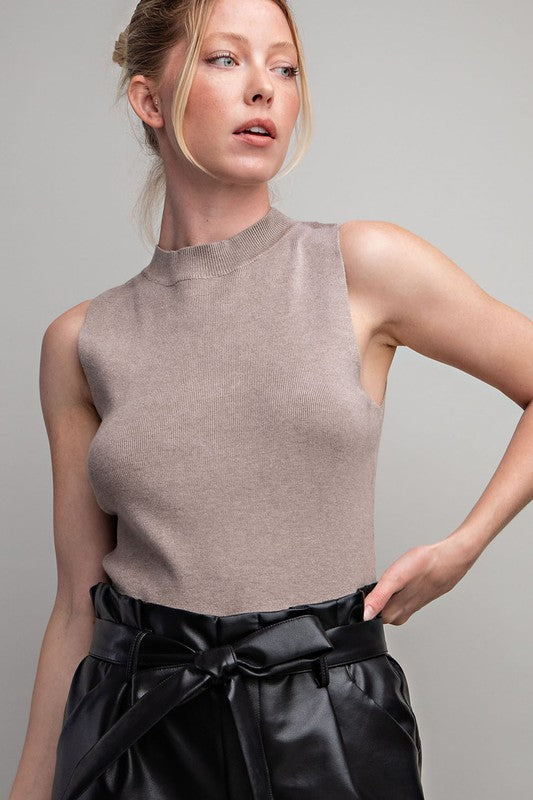 MOCK NECK TANK TOP