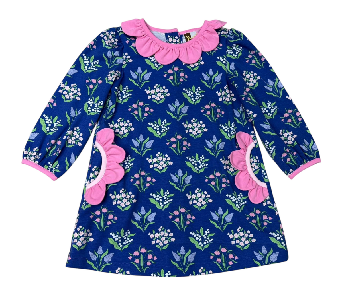 Banana Split Indigo Bloom Dress