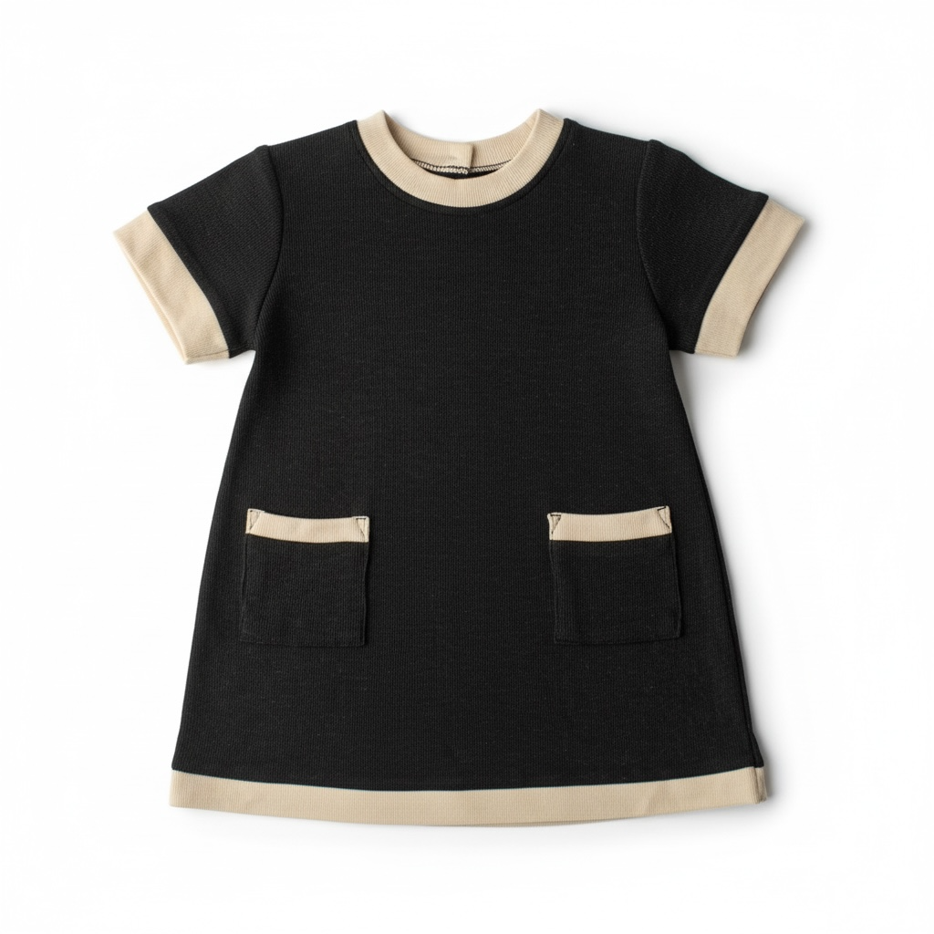 Banana Split Ashlyn Sweater Dress–Black