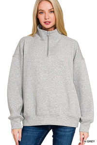 SCUBA HALF ZIP PULLOVER