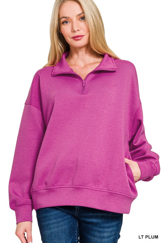 SCUBA HALF ZIP PULLOVER