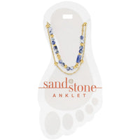 Sand & Stone Anklets Gold
