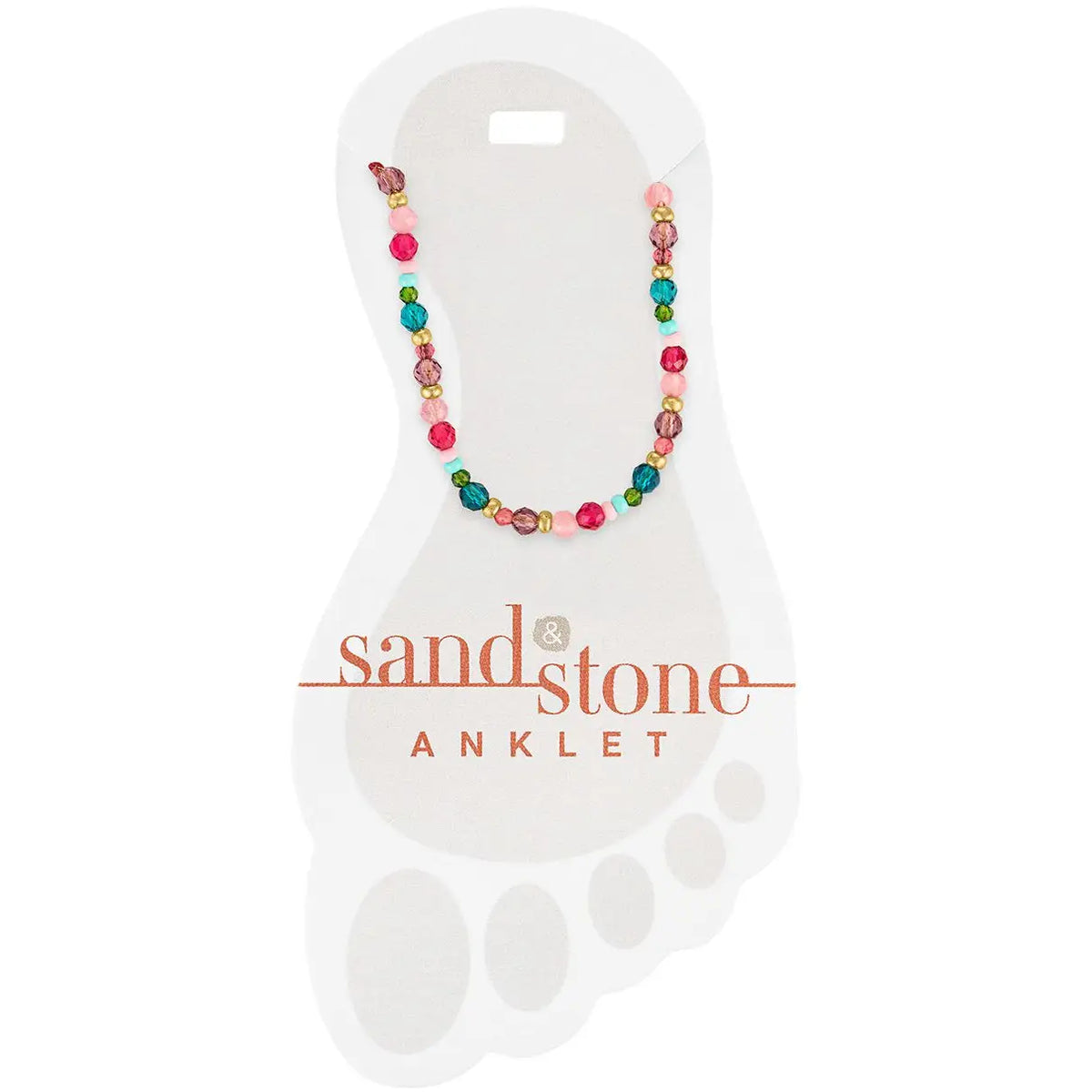 Sand & Stone Anklets Gold