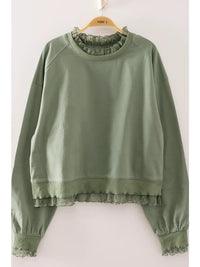 Lace Layered Sweatshirt