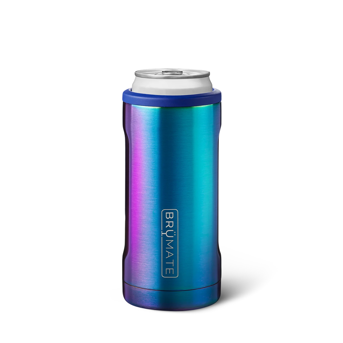 BruMate Hopsulator Slim  Rainbow Titanium | 12oz Slim Cans