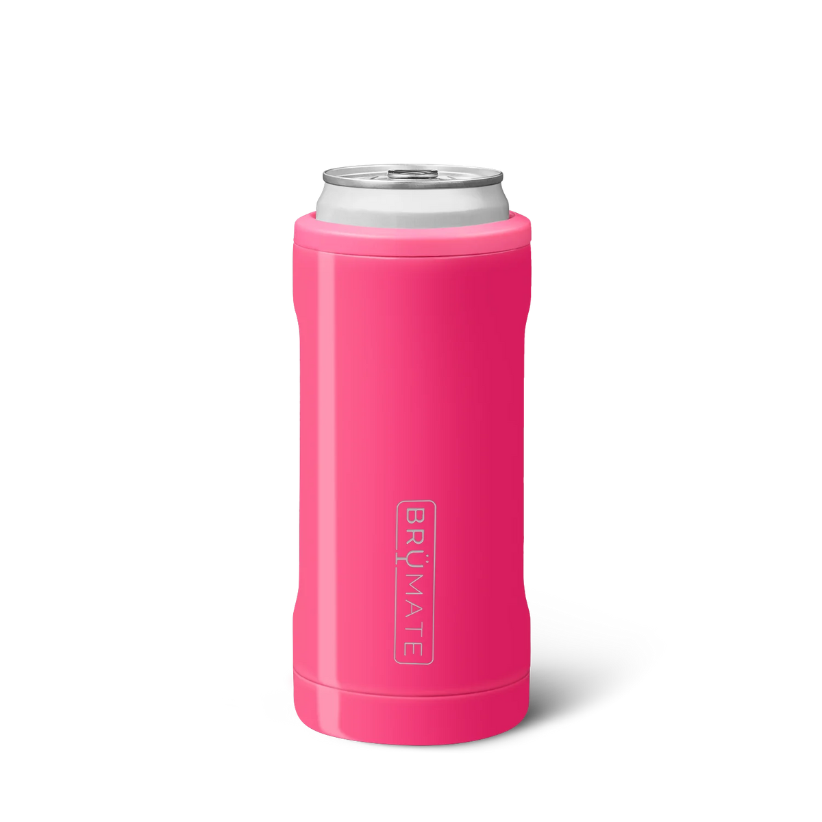 BruMate Hopsulator Slim Neon Pink | 12oz Slim Cans